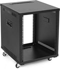 12U Portable Rolling Network Rack W599928