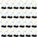 24 Pack 6 Inch LED Recessed Lighting 3000K Dimmable U37139