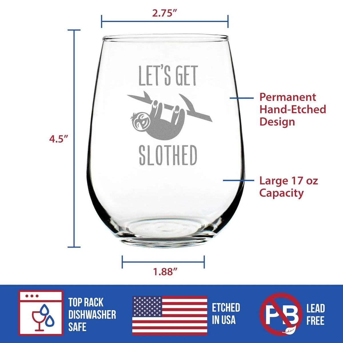 Stemless Wine Glass 17 Ounces H37664