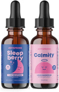 Magnesium Citrate Liquid & Magnesium Glycinate and Melatonin 1MG for Kids L46121
