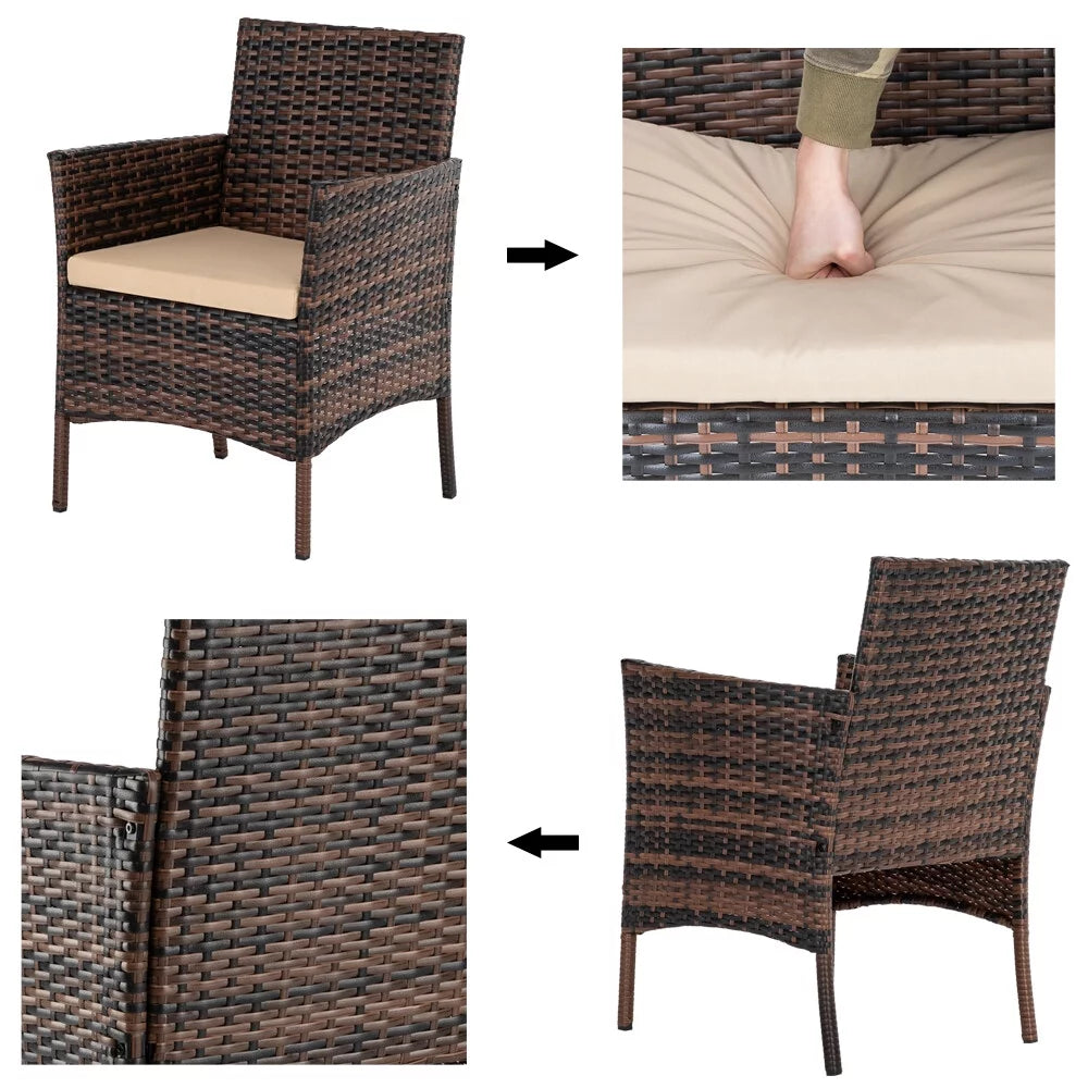 3 Piece Wicker Bistro Set U992