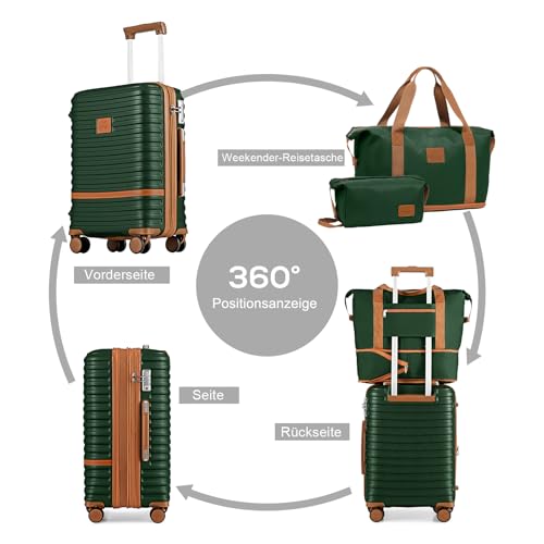 20 Inch Expandable Spinner Wheel Hard Shell Luggage Set with TSA Lock W427