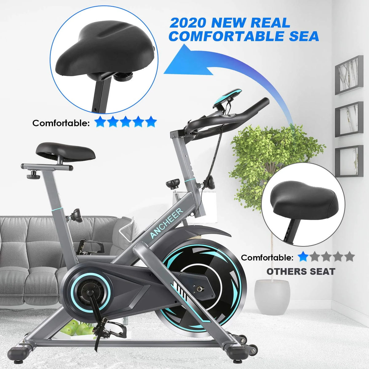 40 lbs Flywheel Stationary Exercise Bike Z98184
