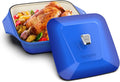 3.5-Quart Blue Enameled Cast Iron Dutch Oven with Lid B248010