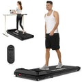 Black Portable Under Desk Treadmill Walking Pad Y19577
