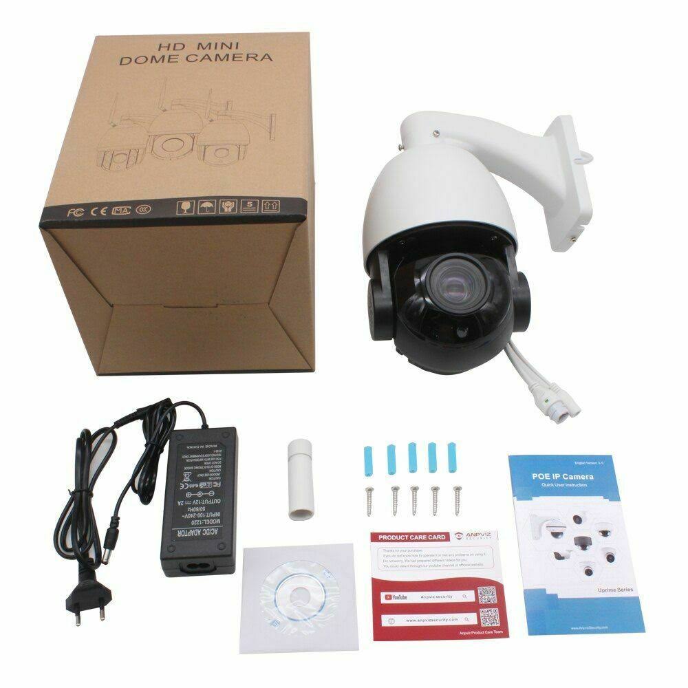 4K 8MP PoE IP PTZ Camera 20X Optical Zoom U234