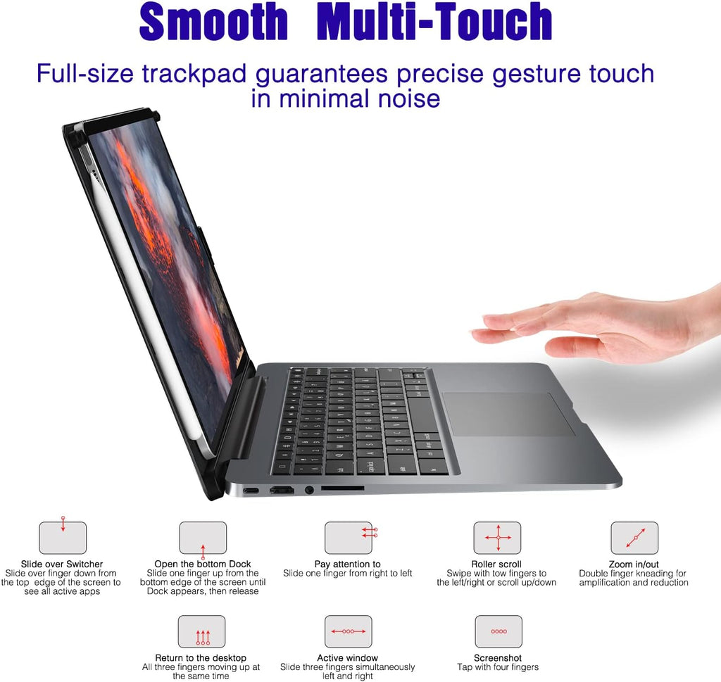 Magnetic Backlit Keyboard Case with Touchpad A55542
