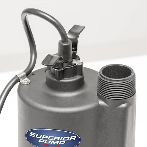 1/4 HP Plastic Sump Pump with Vertical Float Switch S96697