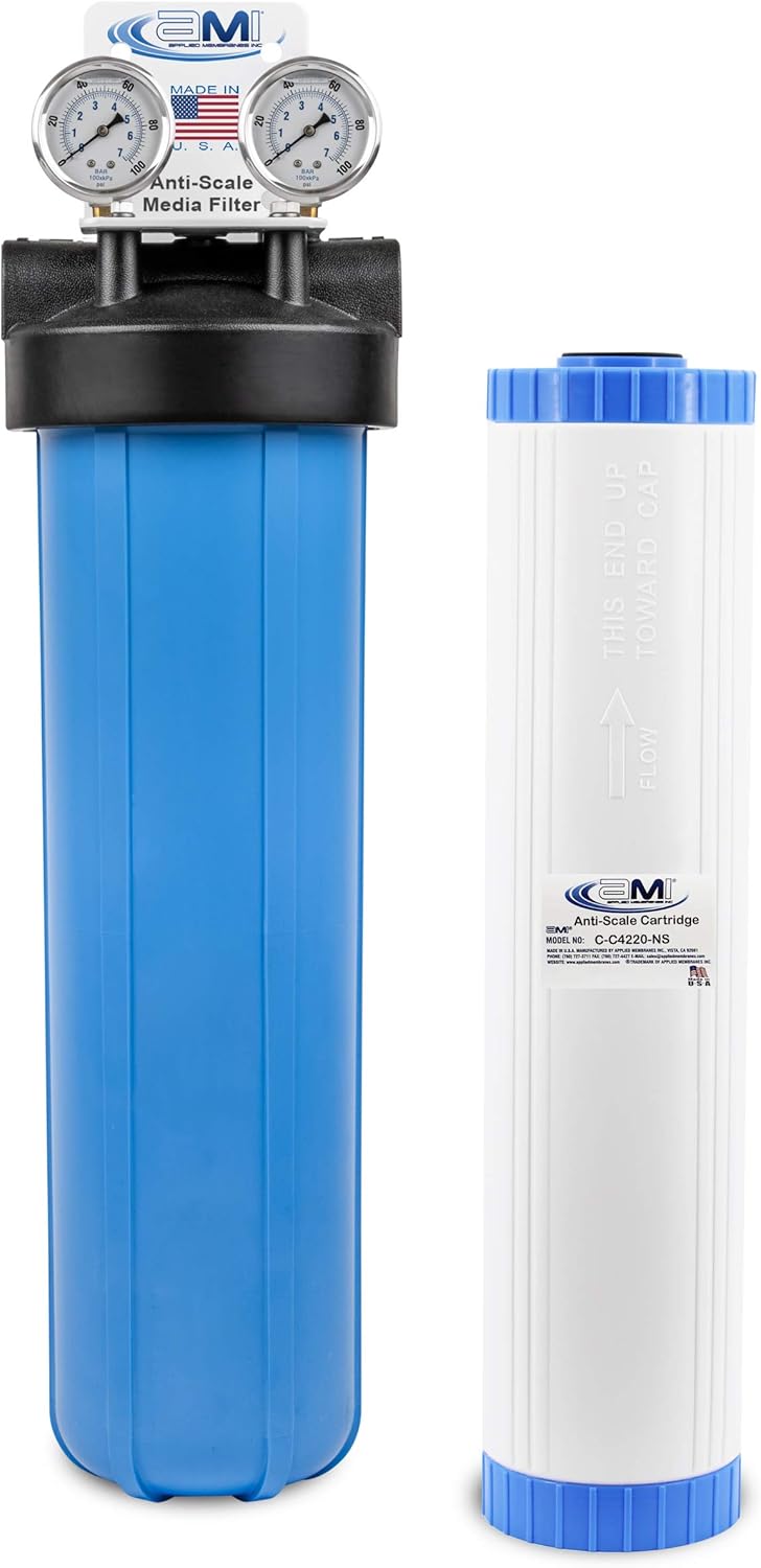 Anti-Scale System for Tankless Water Heater and Whole-House Scale Protection A528