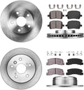 274.5mm + 269mm 5 Lug Brake Rotors + Ceramic Pads + Hardware U823854