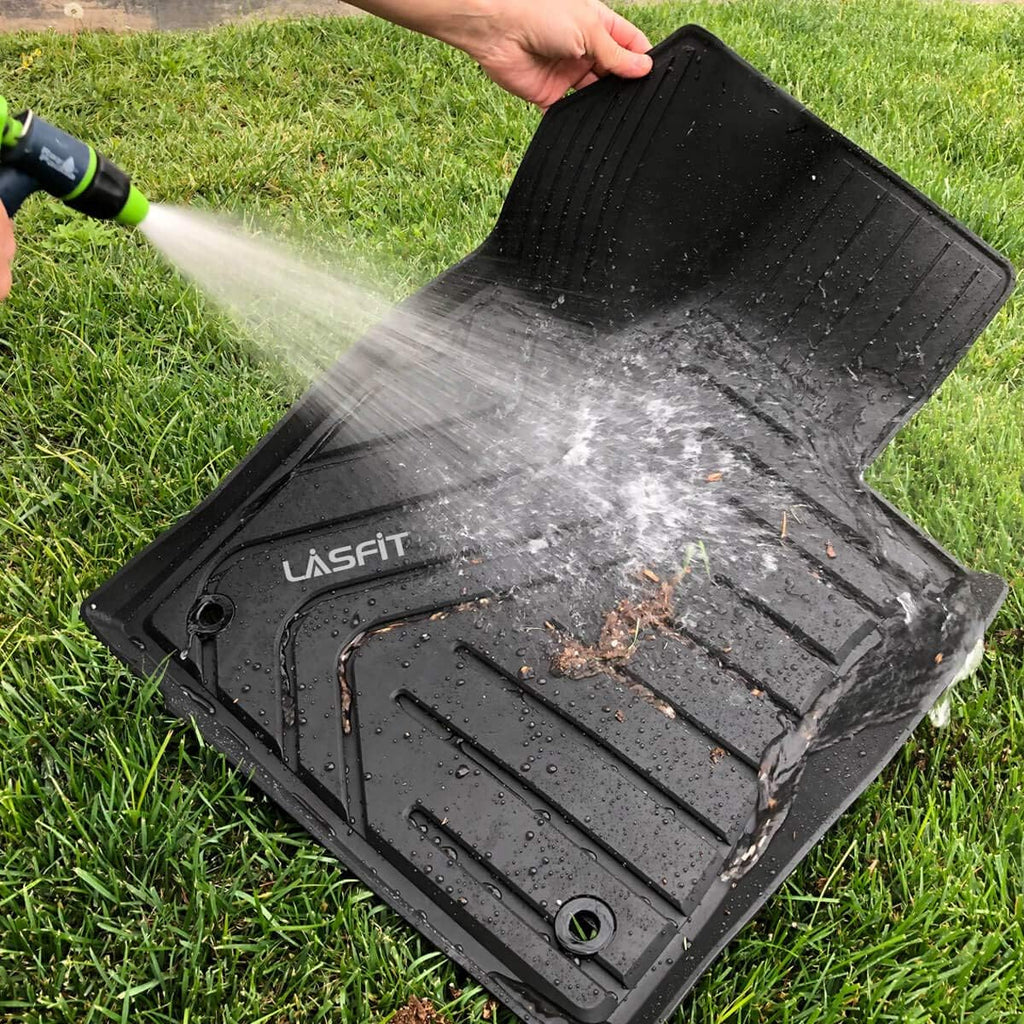 Black All Weather TPE Car Floor Mats Q845557