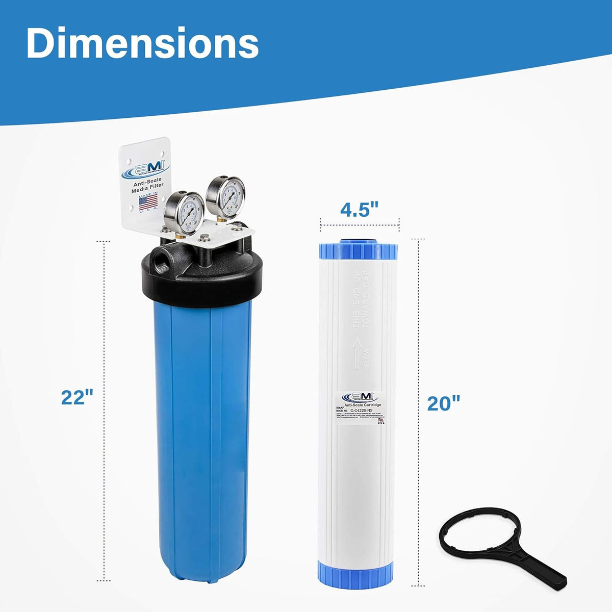 Anti-Scale System for Tankless Water Heater and Whole-House Scale Protection A528