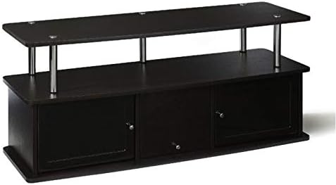 47 TV Stand Entertainment Console with 3 Storage Cabinets V56797