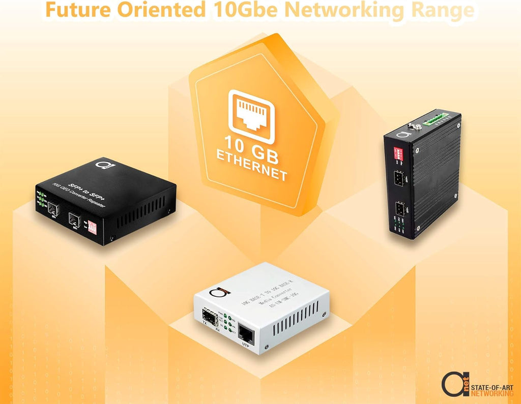 10 Gigabit Fiber to 10G Copper UTP Ethernet Media Converter K756807