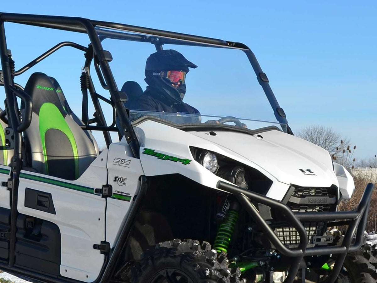 Heavy Duty Scratch Resistant Full Windshield for Kawasaki Teryx 800 R829