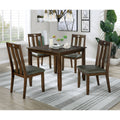 Walnut 5-Piece Dining Set R714509