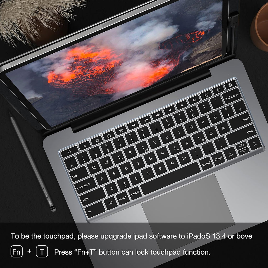 Magnetic Backlit Keyboard Case with Touchpad A55542