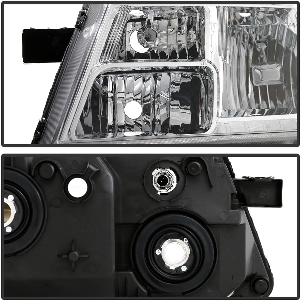 Chrome Housing Headlights Assembly Replacement Driver & Passenger Side B738284