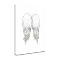 White Angel Wings Giclee Print on Gallery Wrap Canvas 21x22 x 24 N927