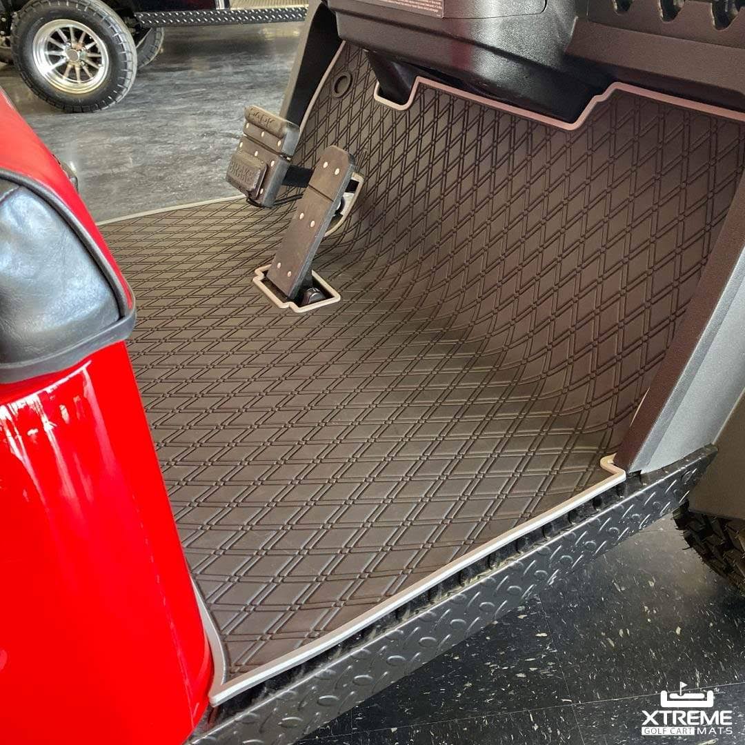 Grey Golf Cart Floor Mats G9342