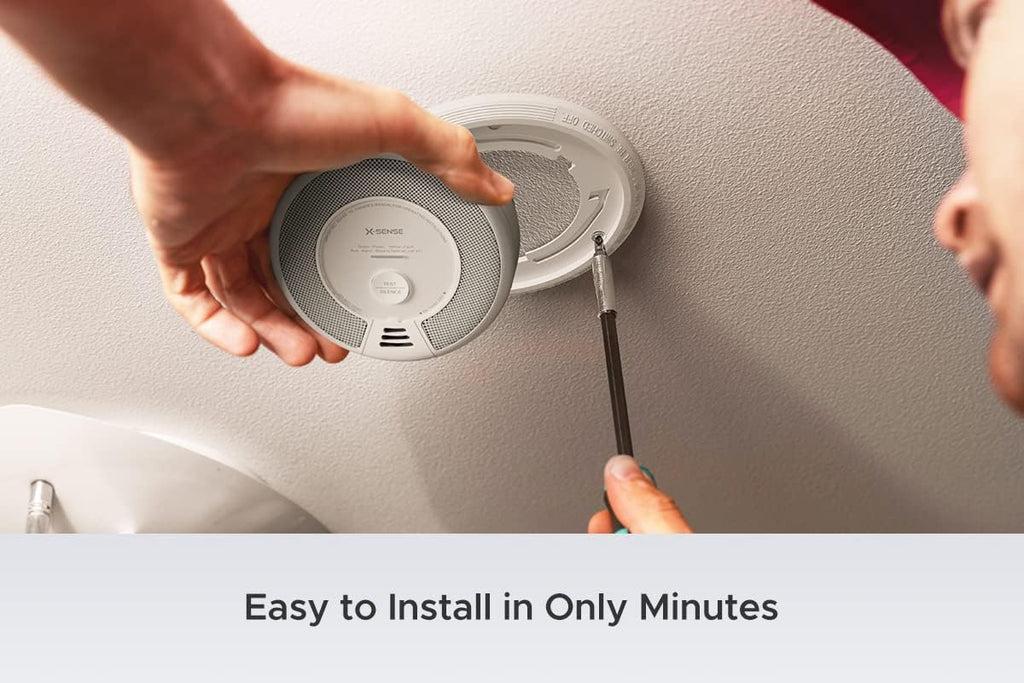 Wireless Interconnected Combination Smoke and Carbon Monoxide Detector, 10-Year Battery, Pack of 3 I77381