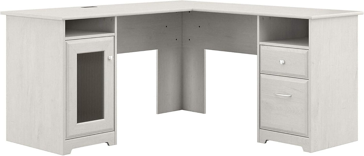 White L Shaped Computer Desk G739