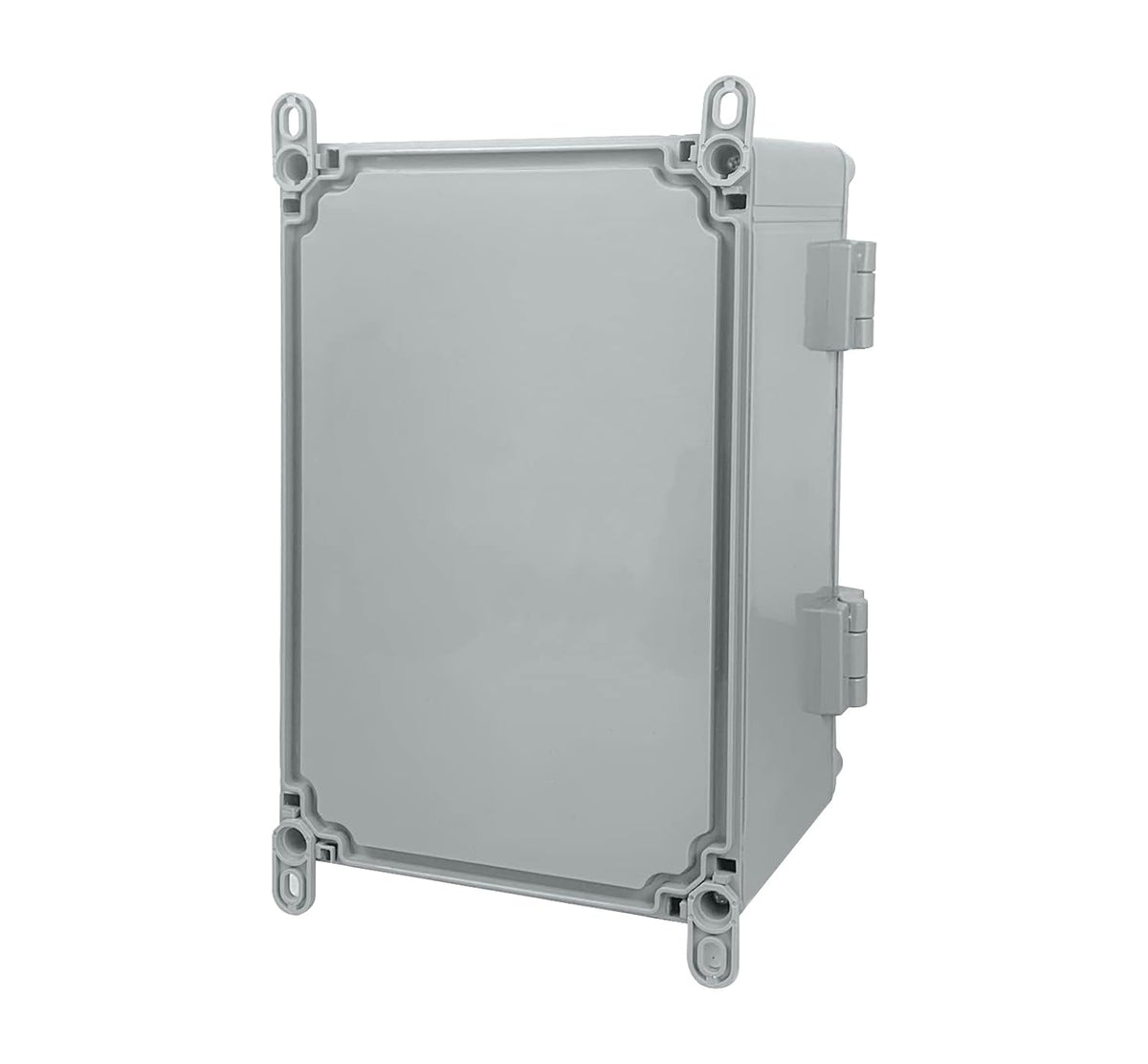 Hinged Cover Stainless Steel Latch Electrical Box Enclosure 400x300x170mm IP67 Waterproof ABS Plastic Enclosure V92001