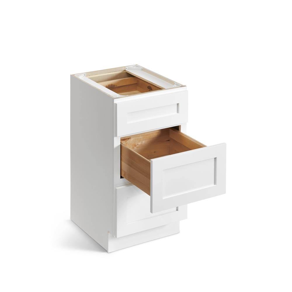 Pure White 12-in Bathroom Vanity Cabinet M2589