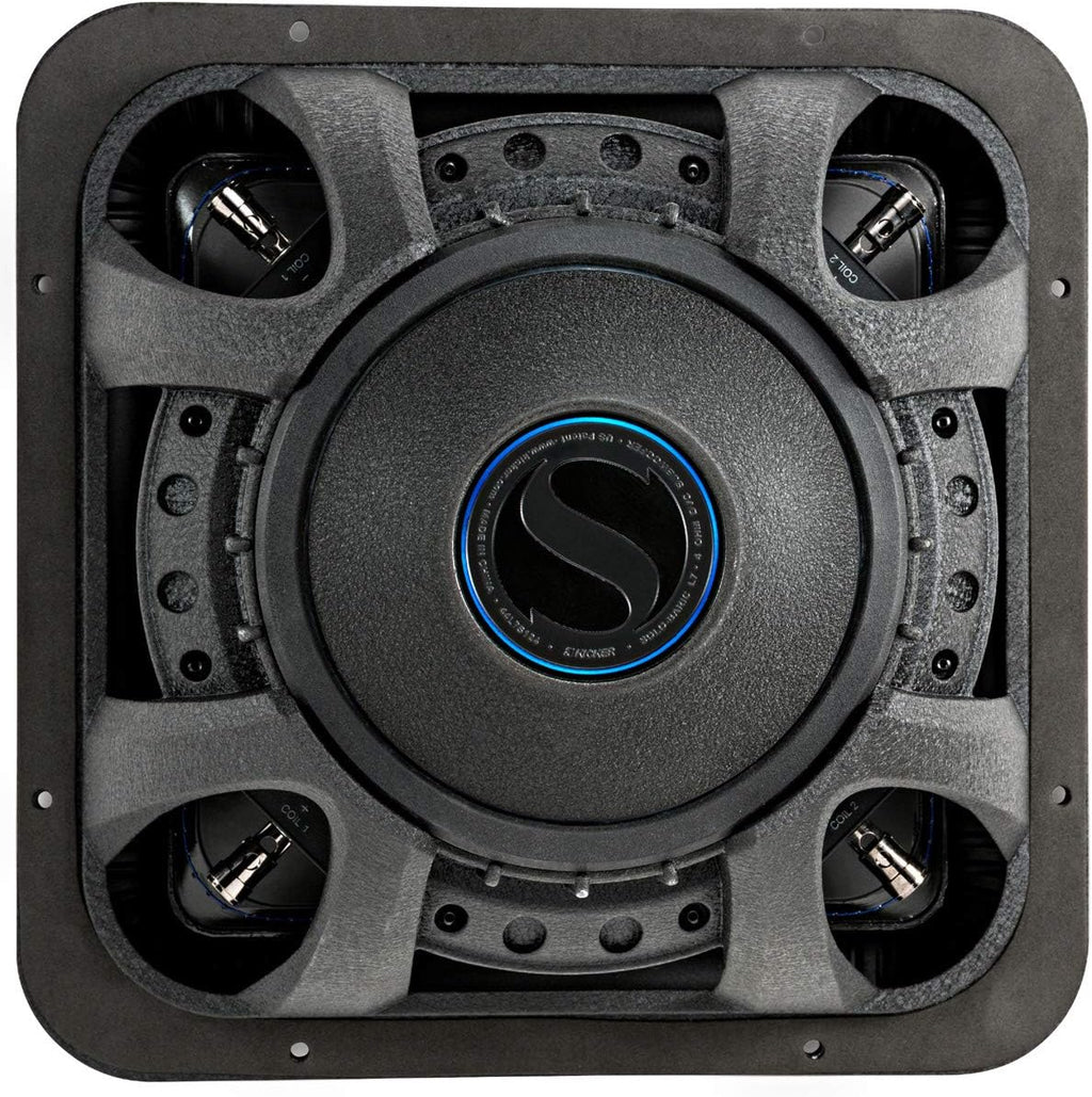 12 Square Dual 4 Ohm Car Subwoofer I847300