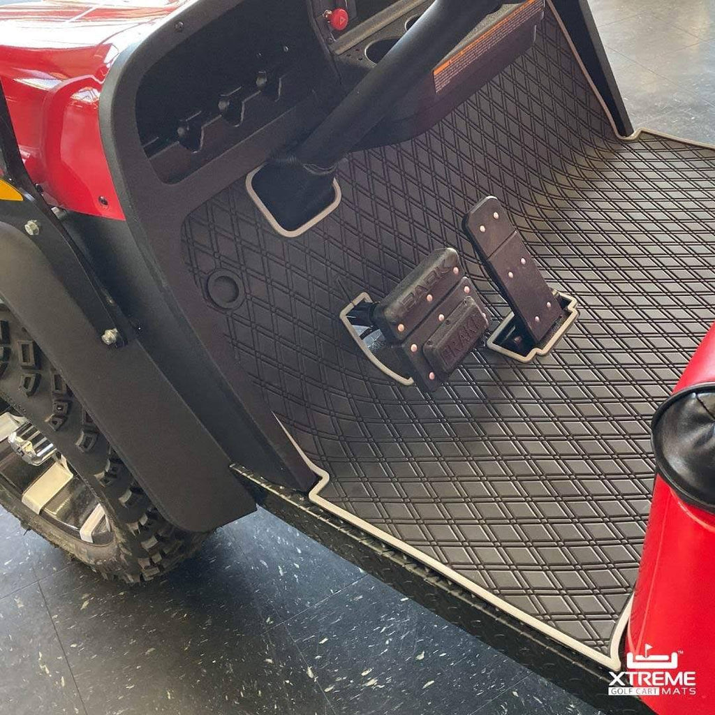 Grey Golf Cart Floor Mats G9342