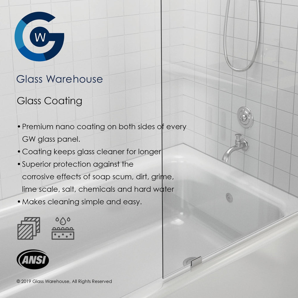 Frameless Shower Door Oil Rubbed Bronze N6085