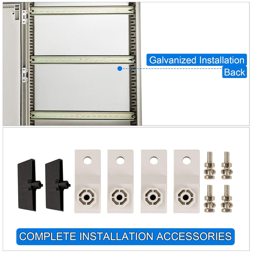 24 x 16 x 9'' NEMA 4X Fiberglass Electrical Enclosure Z99131