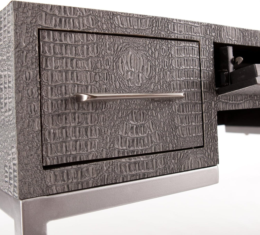 Gray Textured Reptile Desk P438275