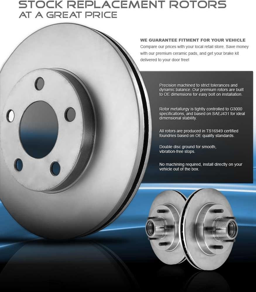 261 mm Brake Rotors Set W9275