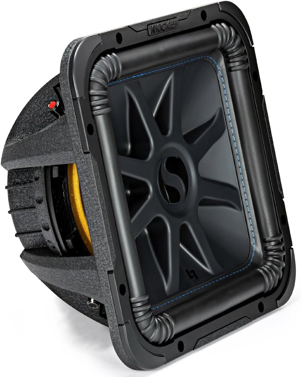 12 Square Dual 4 Ohm Car Subwoofer I847300