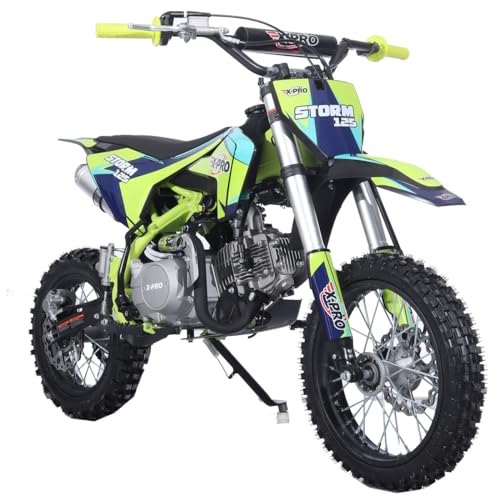 125cc Kids Dirt Bike with 4-Speed Semi-Automatic Transmission M802