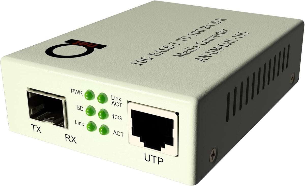 10 Gigabit Fiber to 10G Copper UTP Ethernet Media Converter K756807
