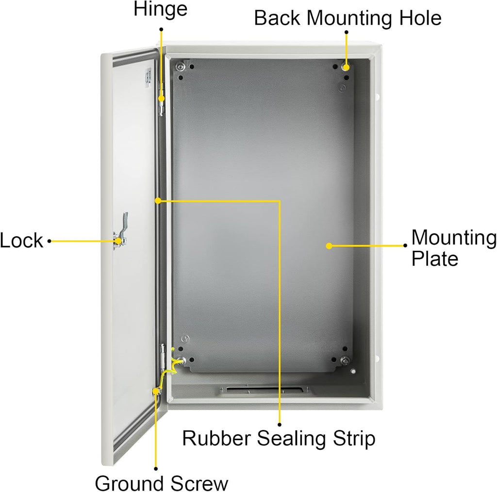 NEMA 4X Steel Electrical Enclosure D6733