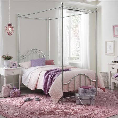 Metal Twin Canopy Bed C7140