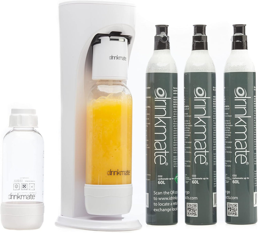 Sparkling Water and Soda Maker with CO2 and BPA Free Bottles N449