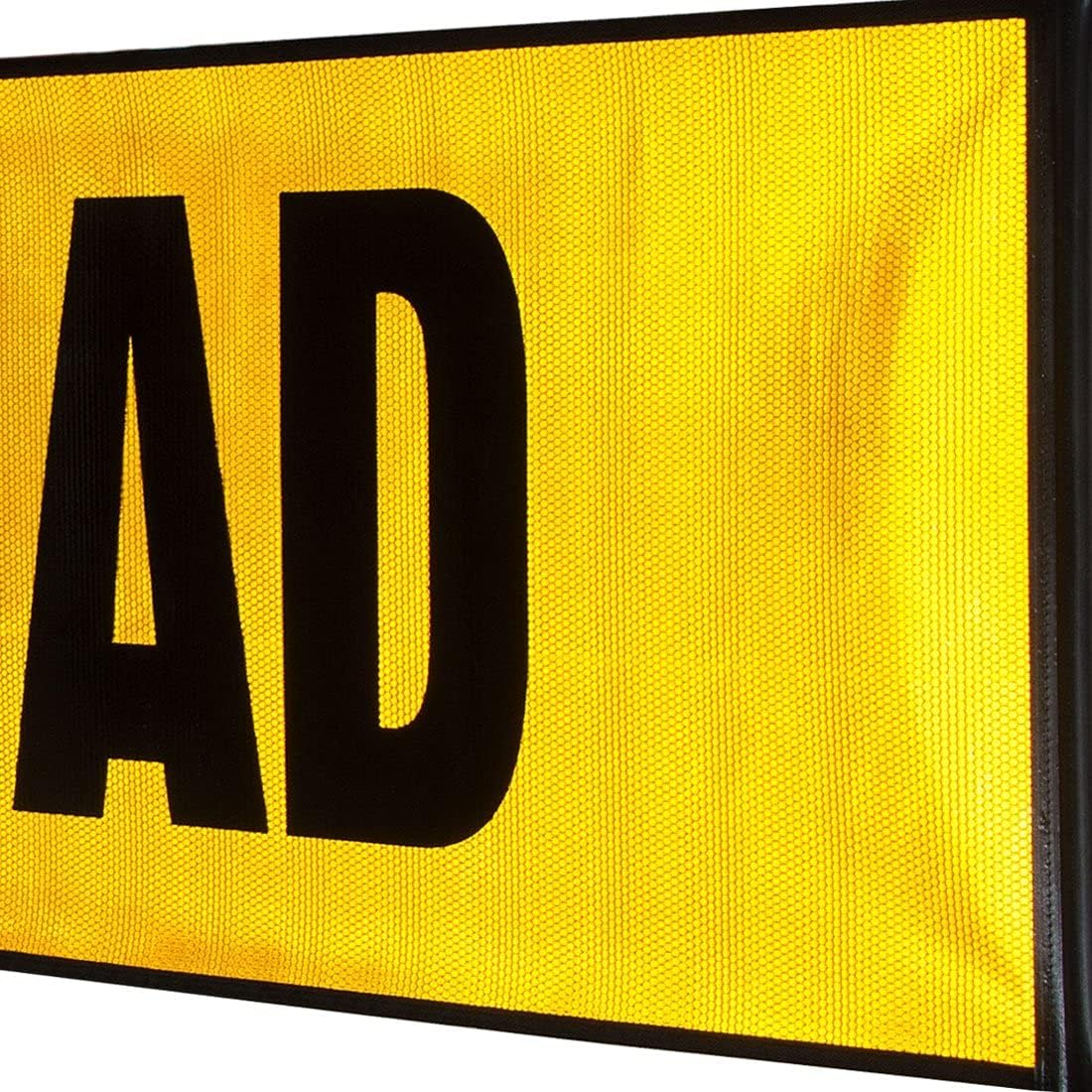 Oversize Load Banner with Stretch Cords and Metal Hooks 2 Pack 18 x 84 Inch W628653