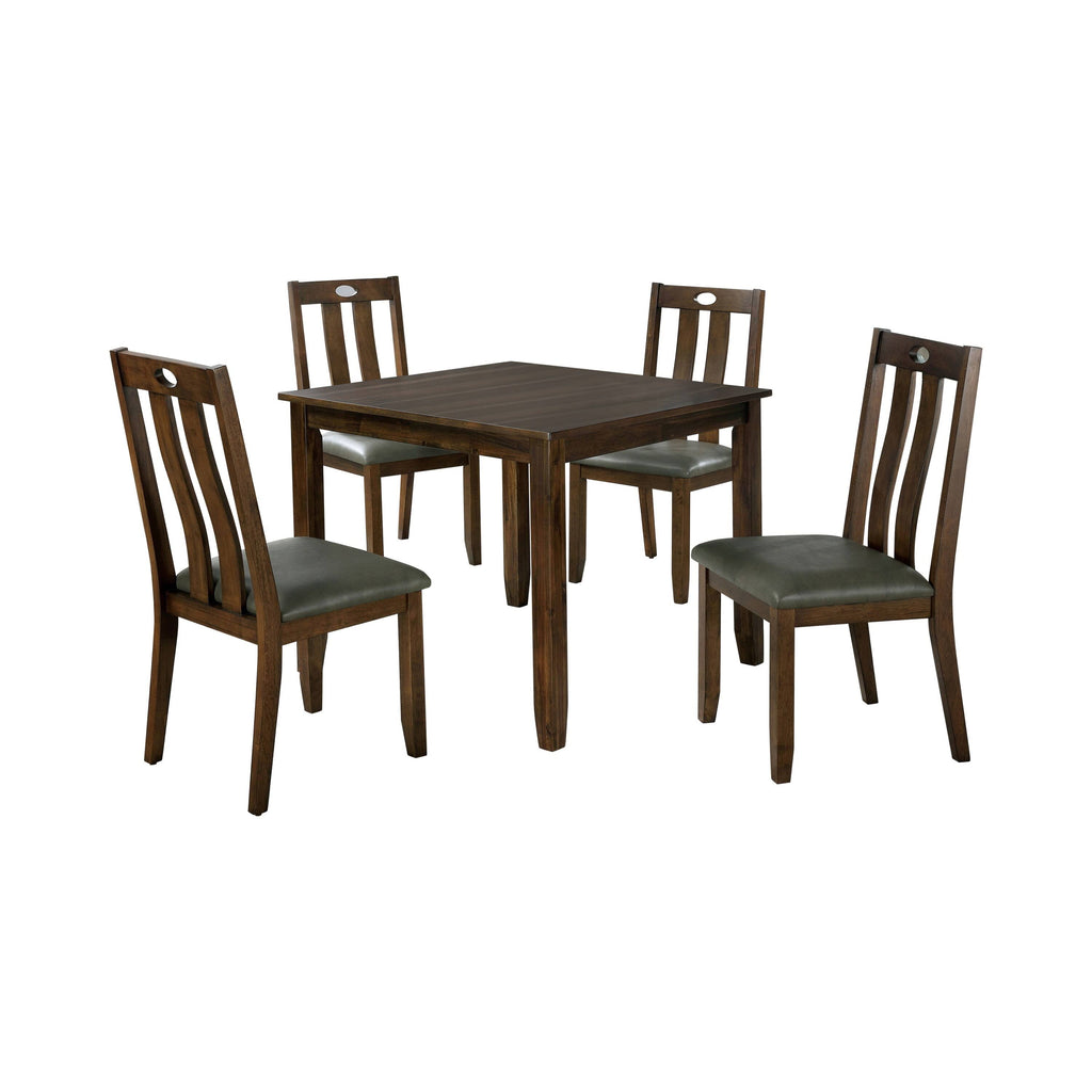 Walnut 5-Piece Dining Set R714509