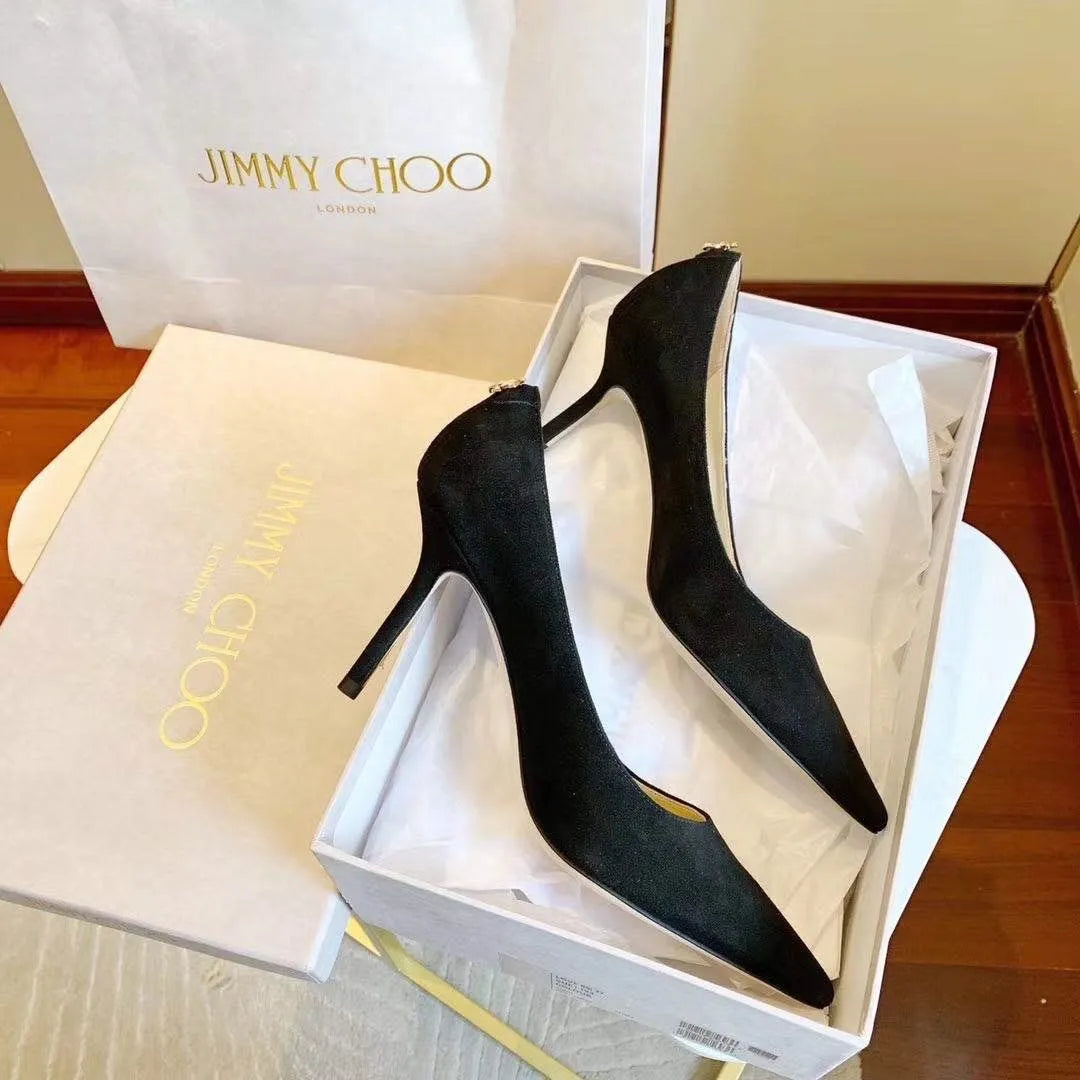 Black Suede Pumps C987575
