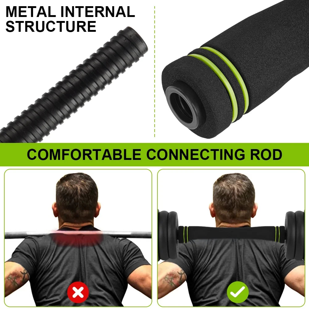 Adjustable Dumbbells Set 4 in 1 Non-slip Handles F456