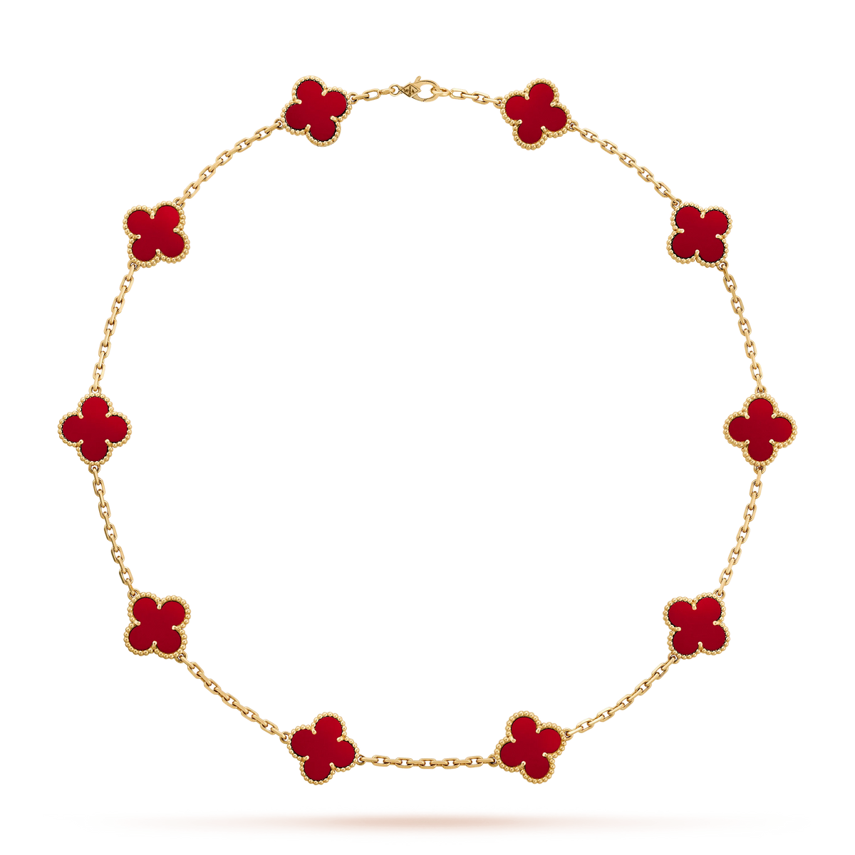 Vintage Clover Leaf Necklace W629752