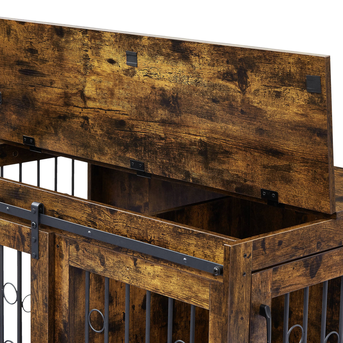 39" Dog Crate with Partition and Sliding Door R852833