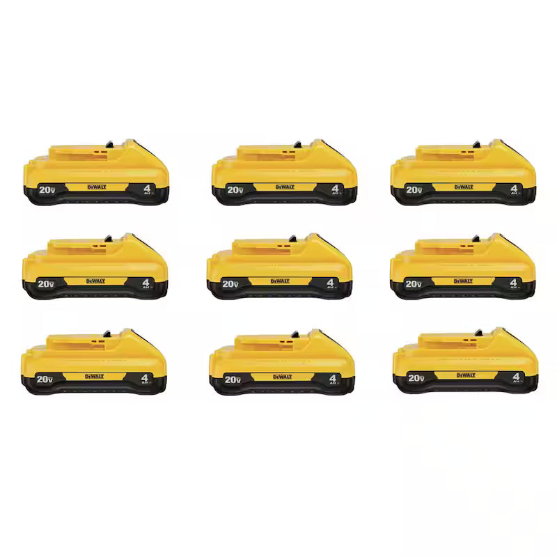 20V MAX Lithium-Ion 4.0Ah Compact Battery Pack 9-Pack Q367