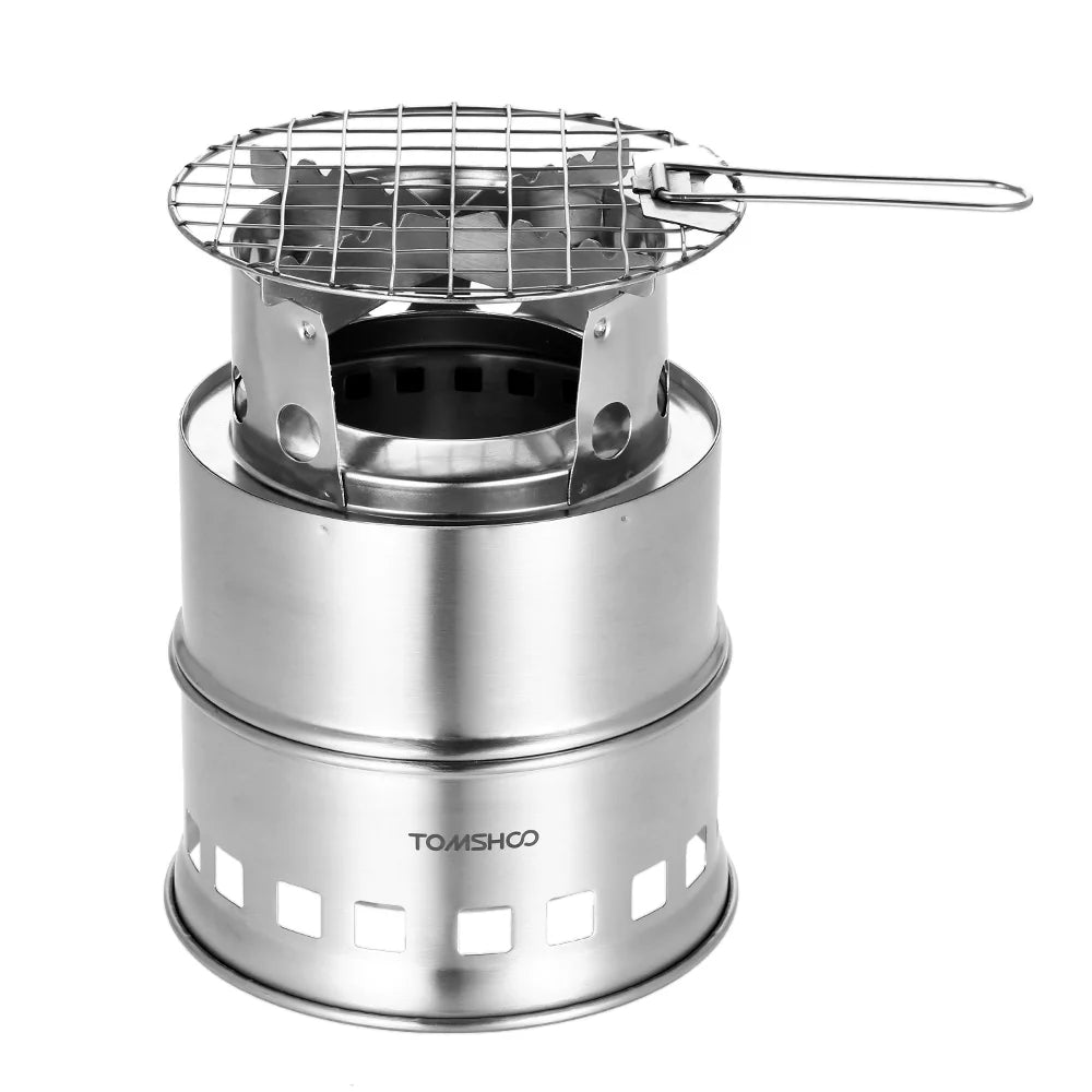 Portable Windproof Wood Stainless Steel Stove P901981