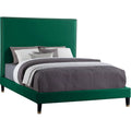 Green Velvet Queen Bed I87063