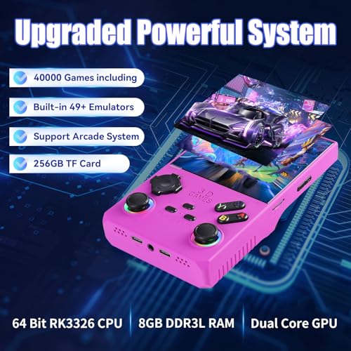 Retro Handheld Game Console 256G 4.0 Inch IPS Screen 4000mAh C218848